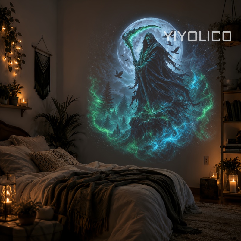 USB-Powered Smart Projection Night Light with 360° Adjustable LED