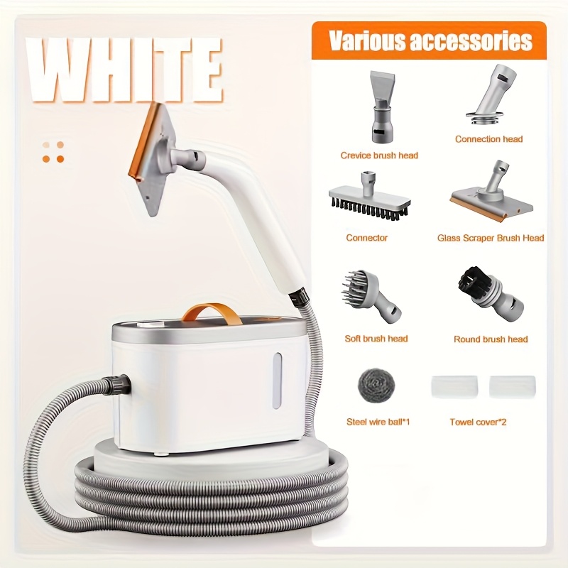 Handheld Steam Cleaner, 1200W High-Power Household Steam Cleaning Machine – High Pressure Steam Cleaner for Upholstery, Cars, Floors and Gaps | Combo Set with Storage Bag — Zaynora Luxury Marketplace