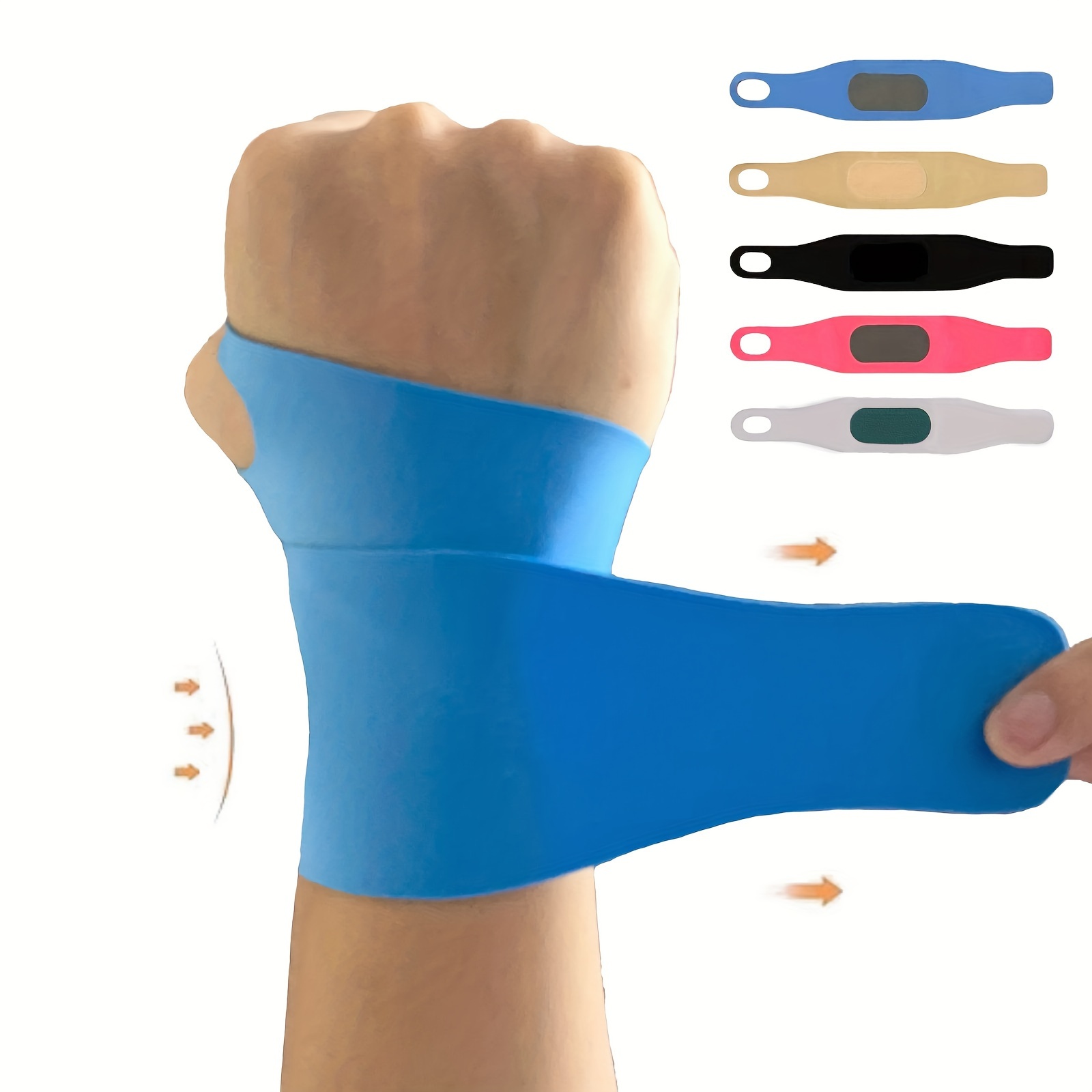 Ultra-Thin Elastic Sports Wristbands for Versatile Support