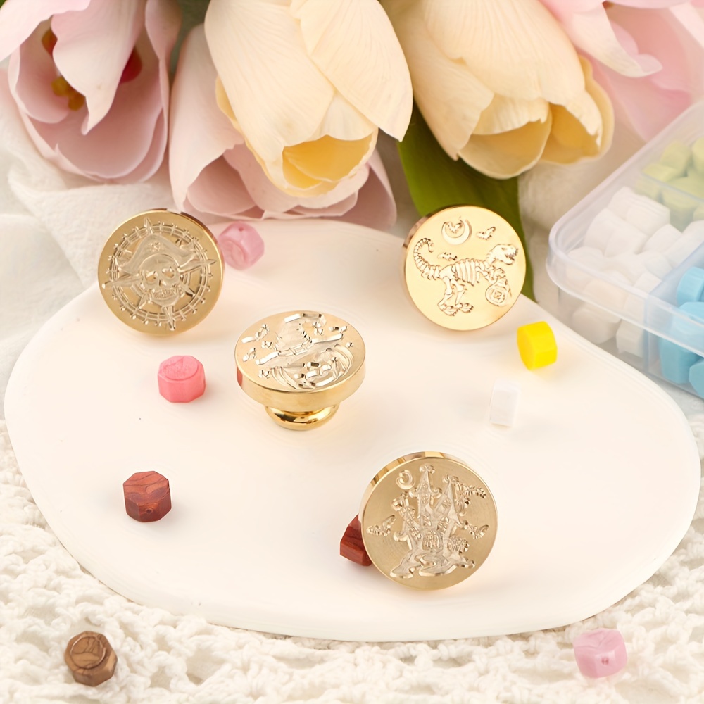 Halloween Gnome Wax Seal Stamp - Brass Head With Wooden Handle For Cards, Invitations & Gift Wrapping