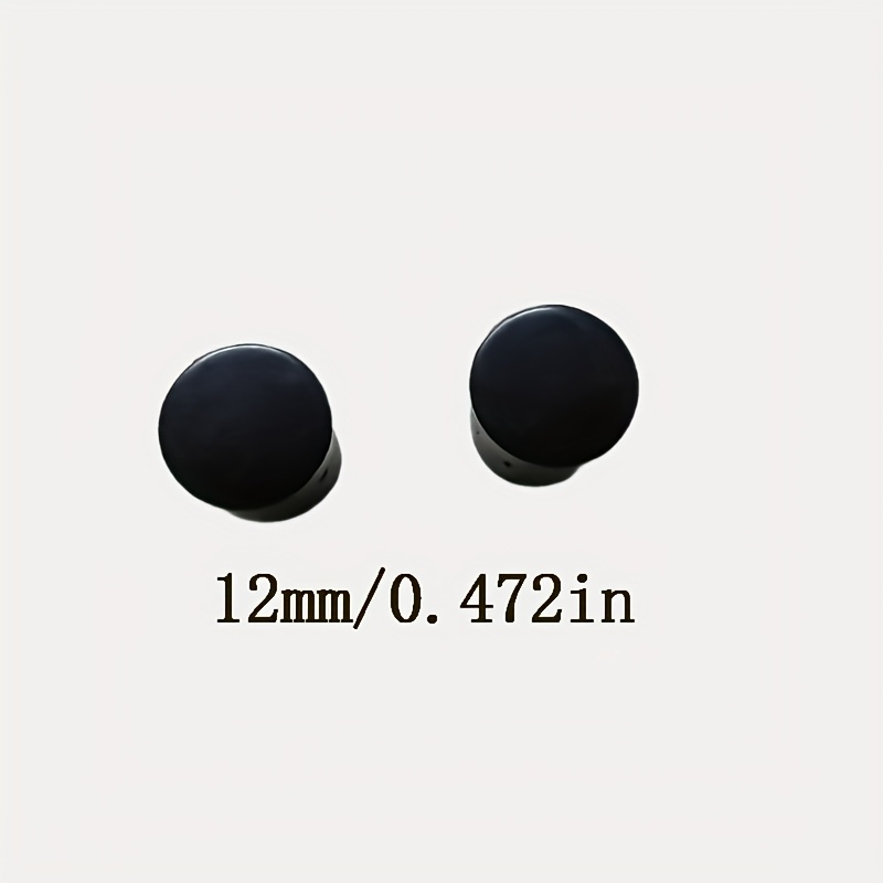 16pcs Black Round Rubber Chair Leg Caps With Polished - Durable Furniture Feet Covers For Floor Protection, Ideal For Use, Chair Leg Floor Protectors