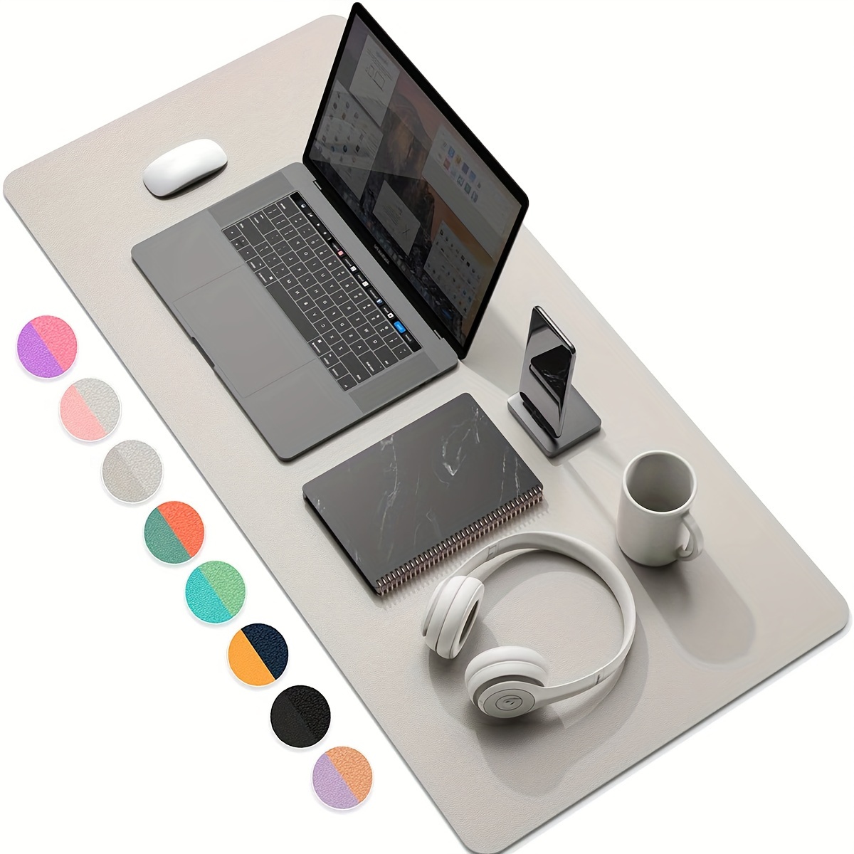 

Large Non-slip Pvc Leather Desk Pad Protector & Mouse Pad - "x15.7" Professional Office And Home Desk Mat, Smooth Writing Surface, Ideal For Laptops And , Computer Desk Mat