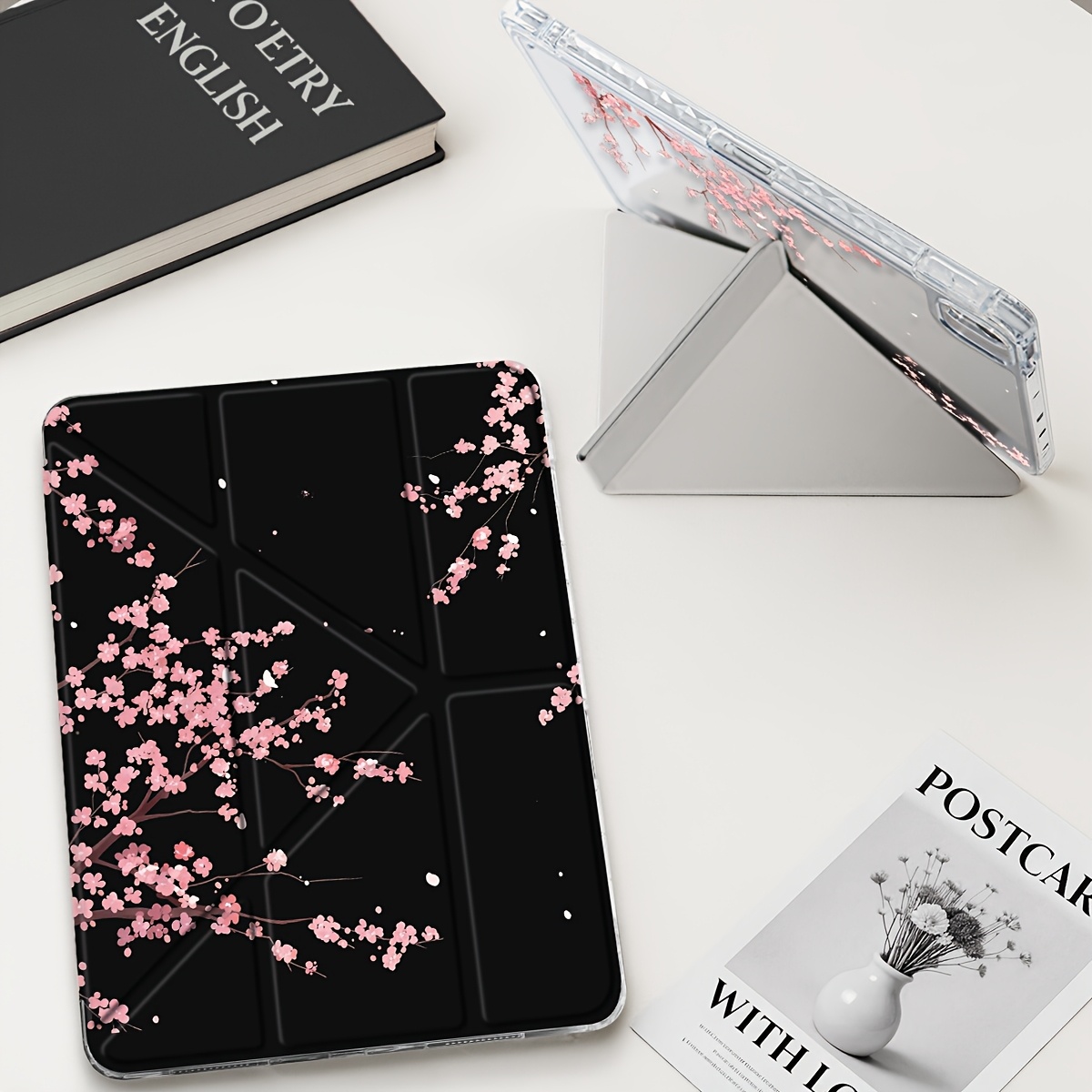 TEMU Pink Tablet Case, Compatible With For Ipad (a16) 11-inch, Double-sided Painted Pattern Protective Cover Compatible With For -inch/air 11