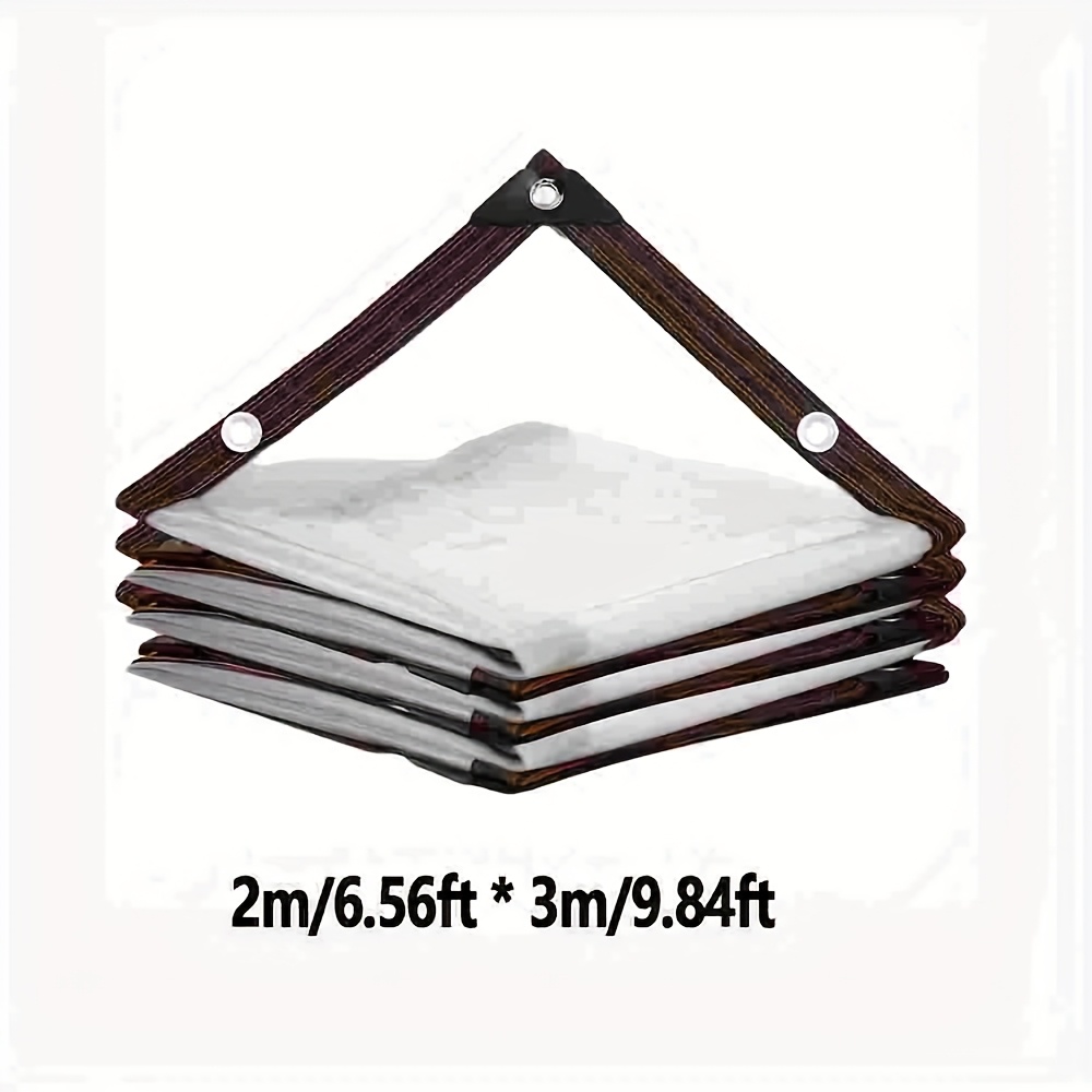 clear waterproof tarp with seal rainproof outdoor garden cover for patio chicken coop porch awning and camping