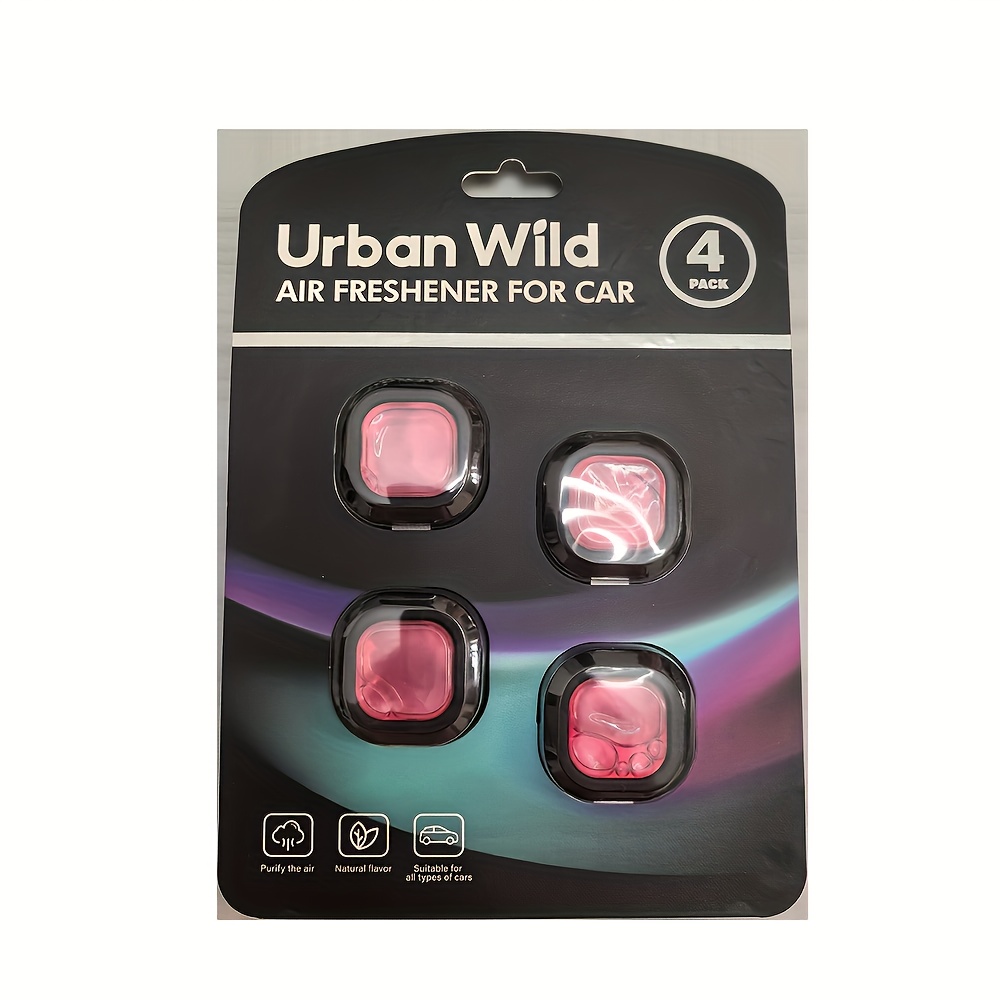 TEMU 4 Pack Car Air Freshener, Car Air Vent Freshener, Car Long-lasting Fragrance, Powerful Odor Eliminator