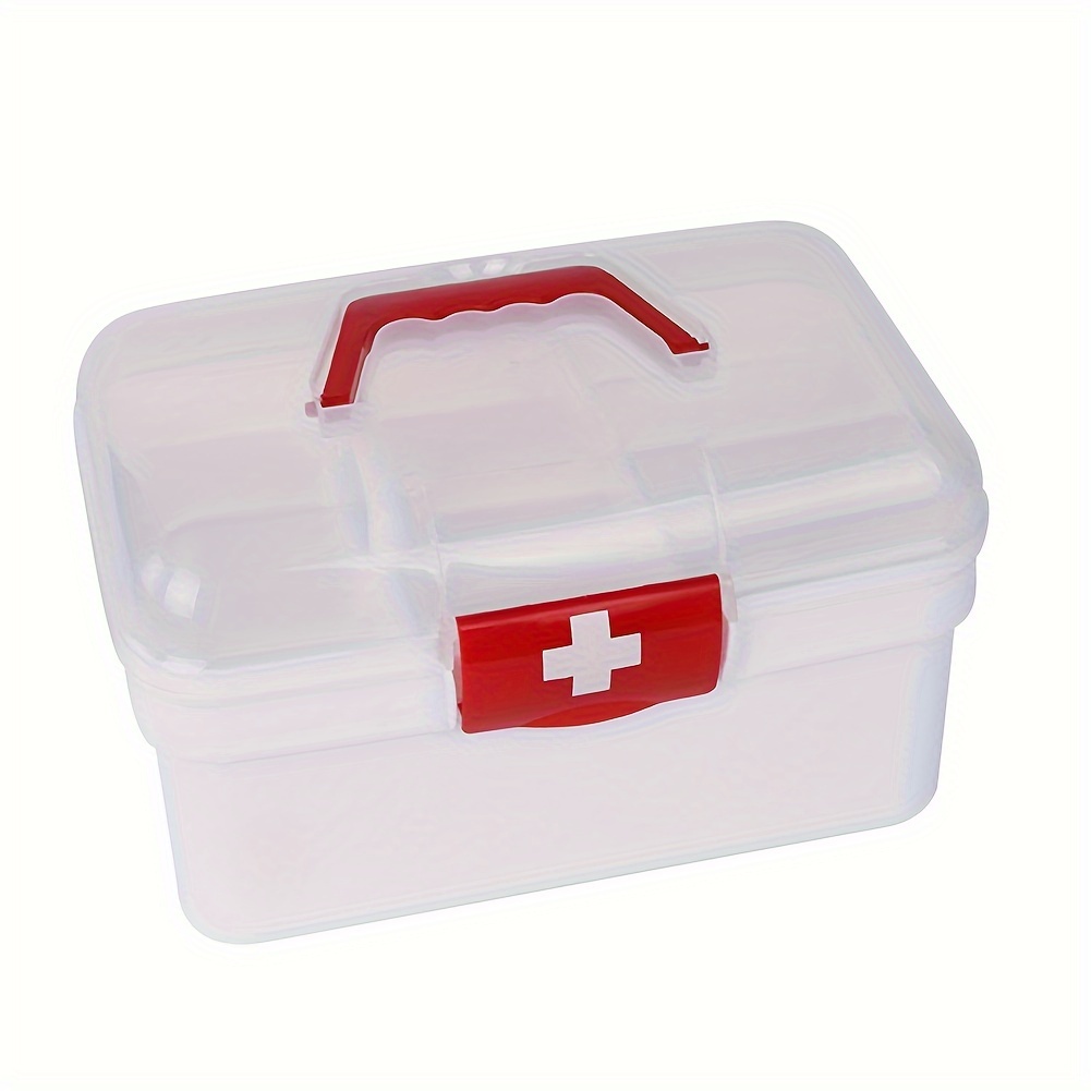 First Aid Kits Plastic Small First Aid Box Medicine Storage - Temu