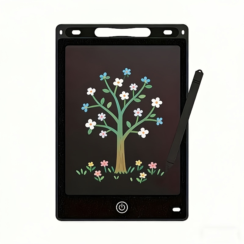 لوح كتابة بشاشة lcd كبيرة مقاس 8.5 بوصة/21.59 سم للرسومات التخطيطية والرسم والكتابة اليدوية المتكررة. وظيفة المسح بنقرة واحدة تتيح للأطفال بعمر 3-8 سنوات التعبير بحرية عن إبداعهم الفني وخيالهم. مناسب للاستخدام الداخلي والخارجي، محمول، ويُعد هدية ممتازة ليوم الطفل