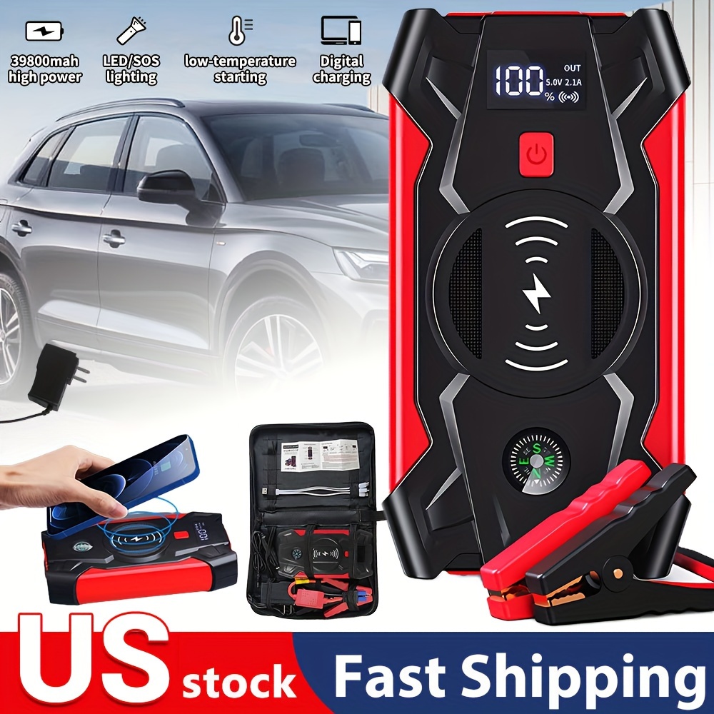 

Upgrades Portable Car Jump Booster Jumper Wireless Charger