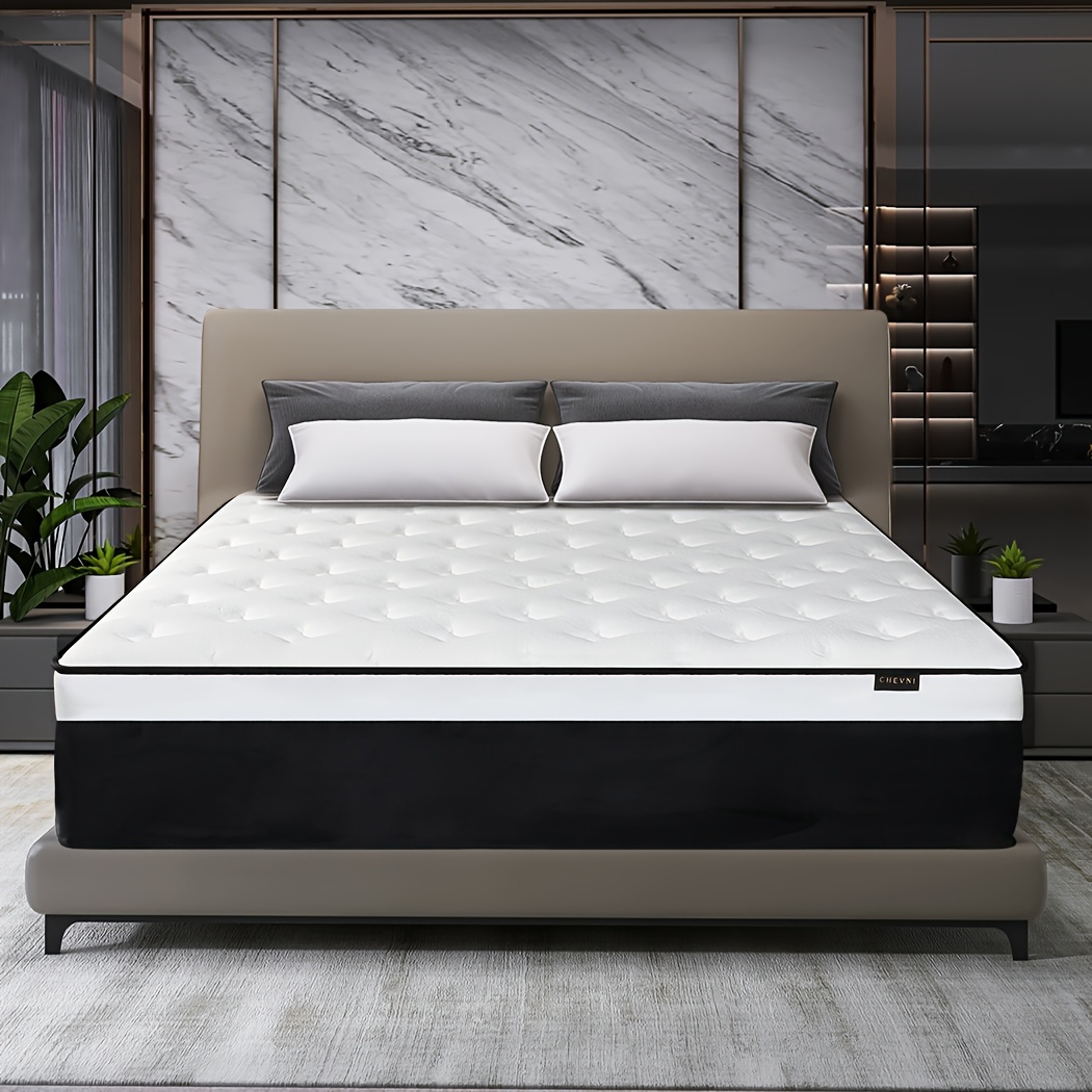 

Chevni 10/12/14 Inch Twin Full Queen King Hybrid Mattress Gel Memory Foam Mattresses Pocket Springs