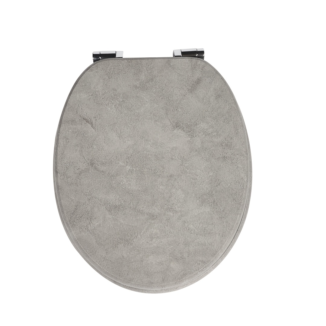 Image of Sainos Wc Seat With Soft Close, Mdf , Stable Quality, Toilet Lid Toilet Seat, Bathroom-diy