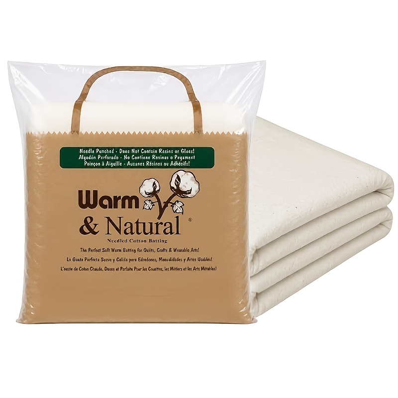 TEMU King Size 120" X 124" Quilt Batting, Premium Quilt And Craft Batting For Sewing And Quilting Projects 70" X 84"/ 88" X 88"/ 68" X 86"