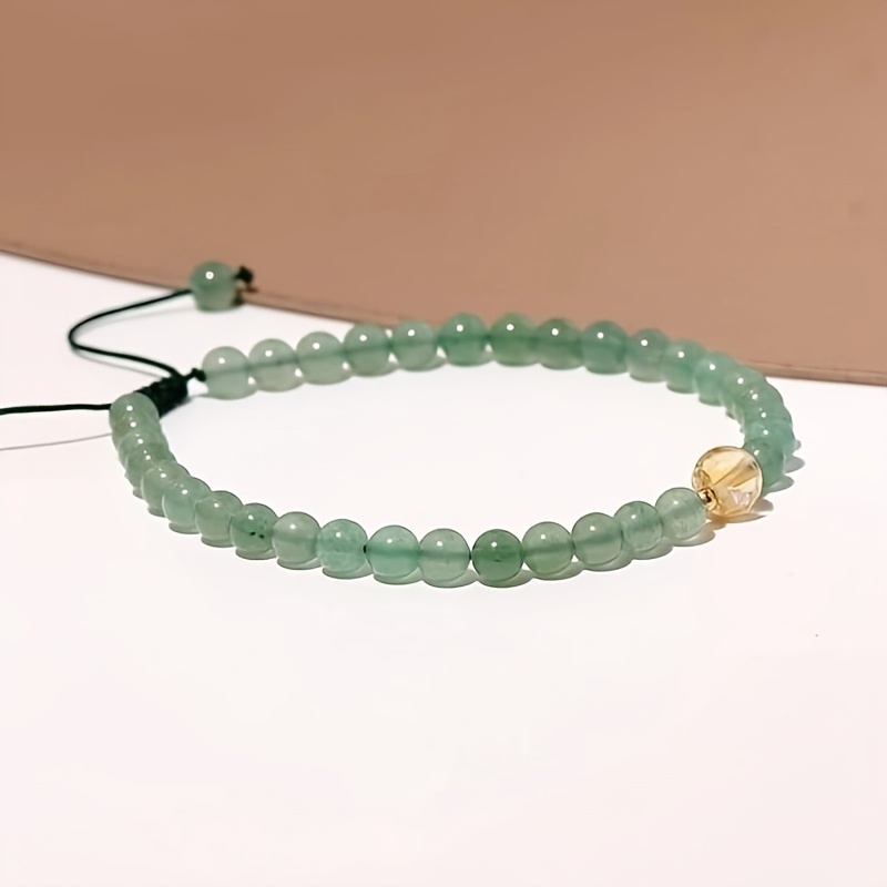 Beaded Anklet Brings Luck and Wealth, Handmade