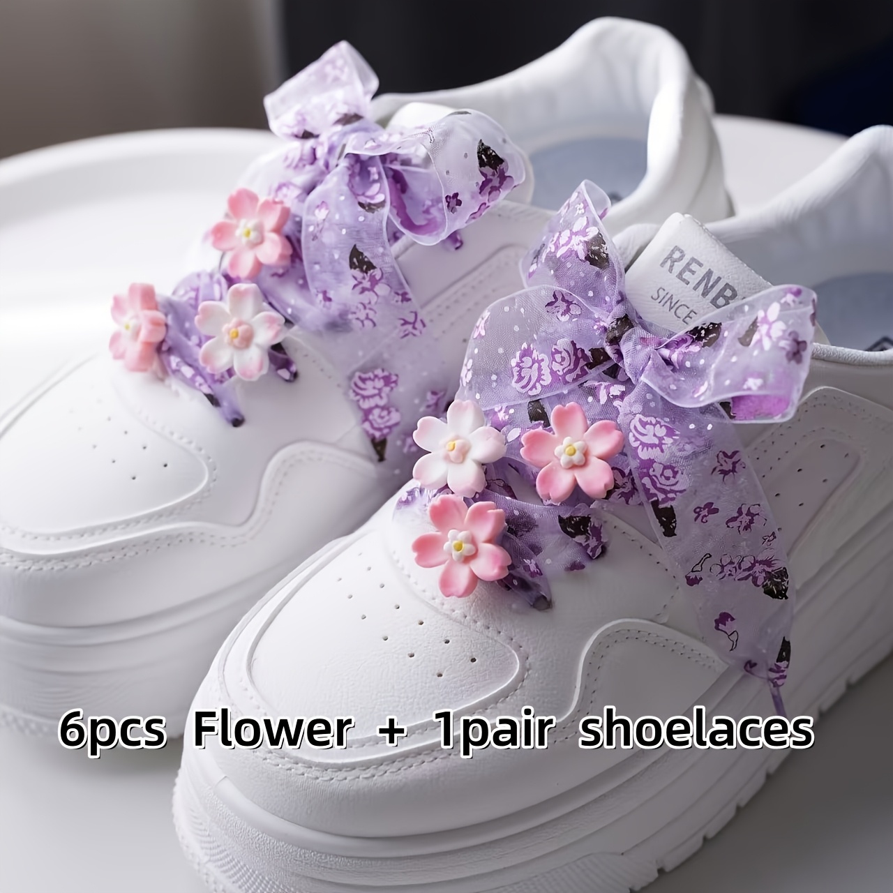 TEMU Lot de 6 décorations pour lacets à motif de , breloques pour chaussures, pinces à chaussures, convient pour la décoration de chaussures de sport