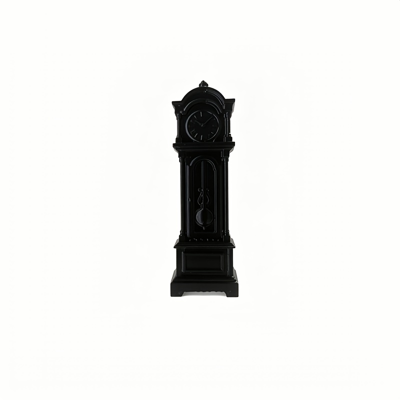 TEMU Victorian Style Vintage Clock Model - Home Decor Statue Ornament, Ornamental Architectural Model Diy Landscaping Material, Mini , Model