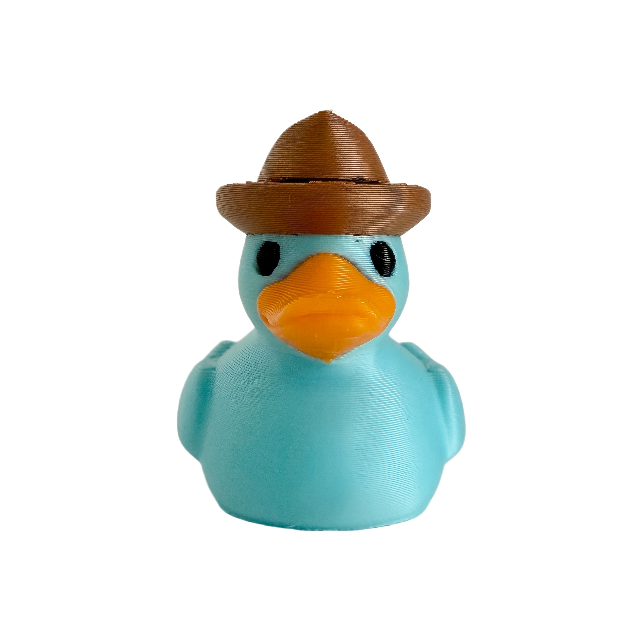 TEMU 1/2pcs 3d Printed Mini Platypus With Hat Doll, Cowboy Duck Desktop Decoration And Kids Relax Toy, Party Favor Bag Filler, Birthday Gift For Boys