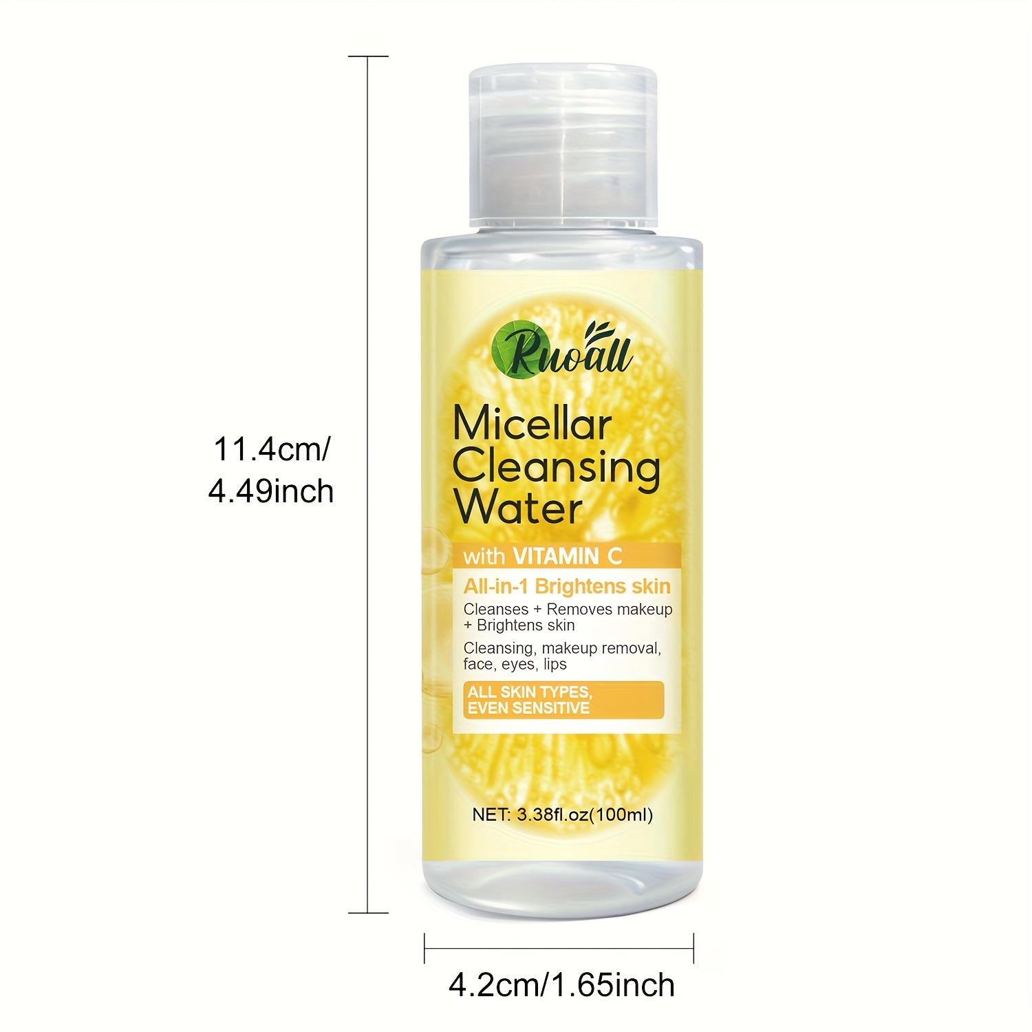 100ml of   cleansing water   for   and eye region compatible with for   types ideal for skincare items facial care beauty products for women skincare for men makeup removal Product details 1