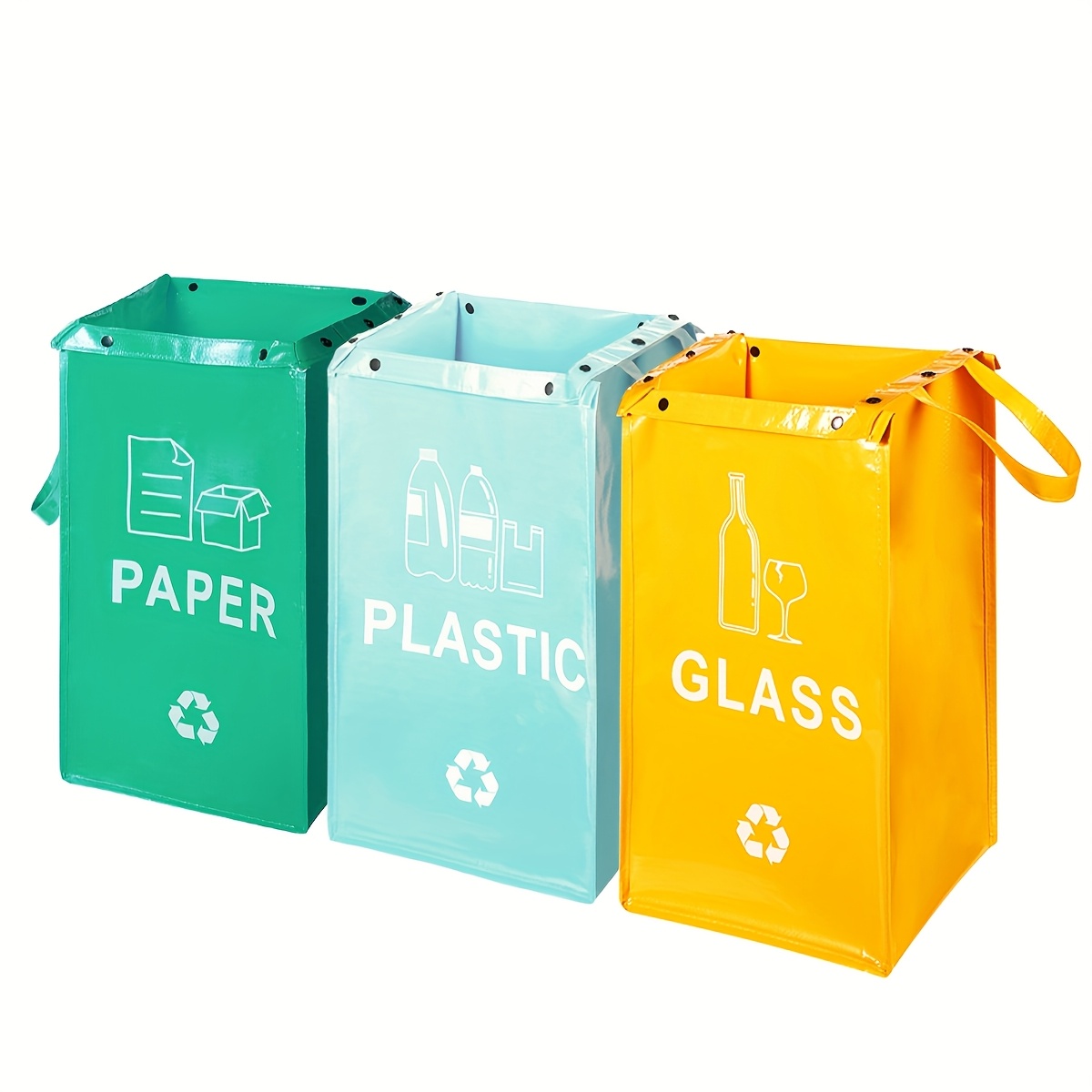 120l commercial 3 in 1 foldable trash can easy to wipe composite woven fabric suitable for hotels restaurants kitchens camping courtyards button stitched 3 in 1   into a 120  station   folds down to the size of a4 paper