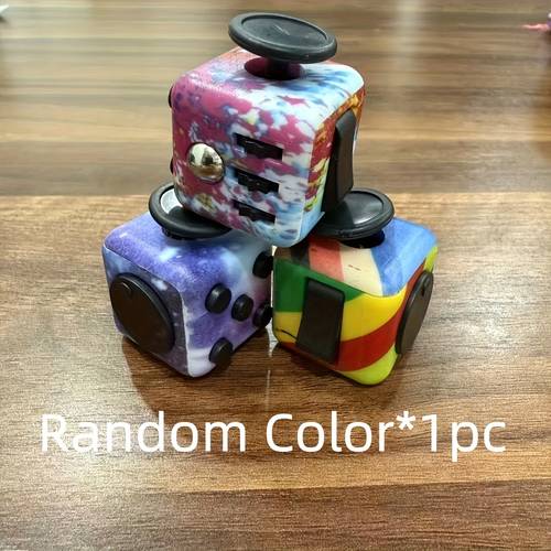 1pc 2pcs stress relief mini puzzle dice random color anxiety toy for children and pinata stuffers classroom prizes party favors birthday and holiday gifts home decor