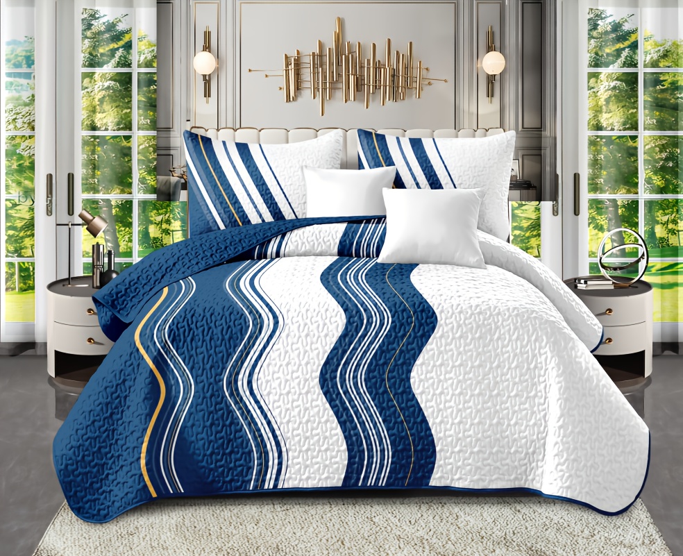 summer   and curtains set 9pcs     bedspread 2 pillowcases 4 solid color curtains 2 printed curtains suitable for   ideal as a gift for friends   holiday gift suitable for rv bedroom decoration apartment decoration light beige friendly and breathable with gift wrapping mens bedding couples bedding curtain set Product details 4