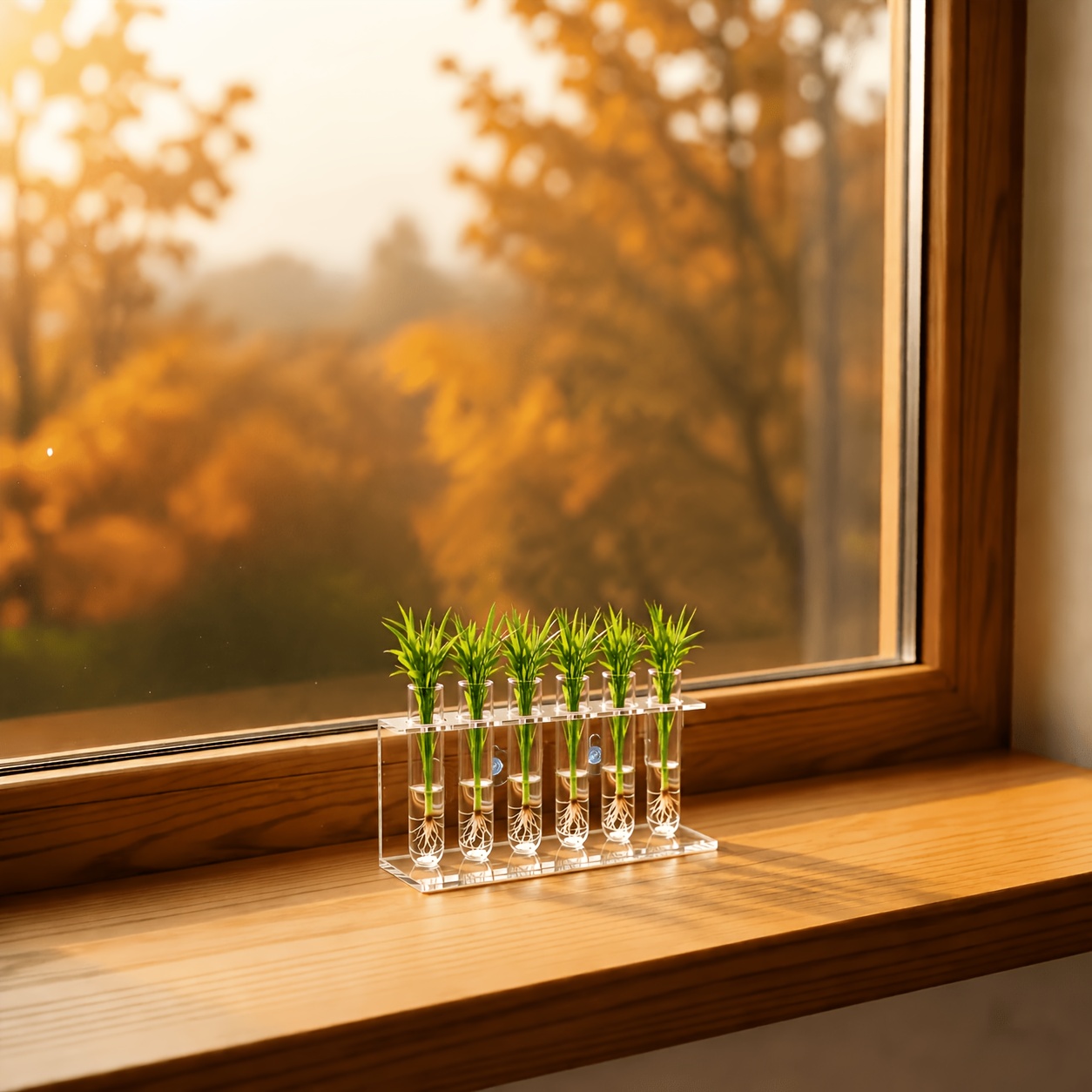 TEMU 6- Cutting And Hydroponic Observation Device, Dual-use For Desktop And Wall Mounting