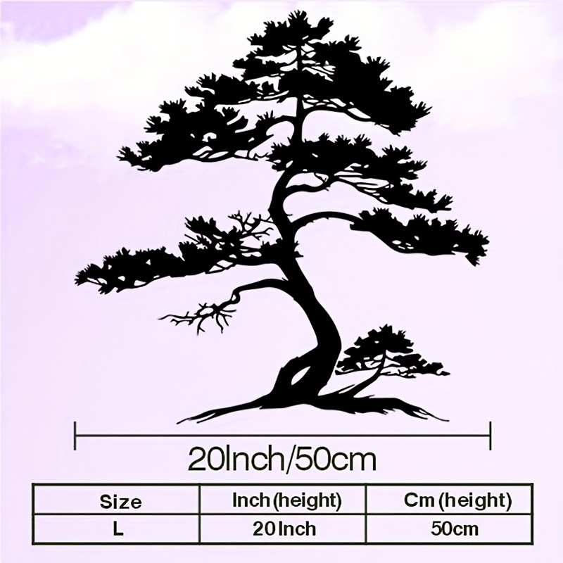 TEMU 1pc Japanese Metal Wall Art, Japanese Statue Mural, Perfect For Living Room, Garden, Indoor/outdoor Decor, Christmas Decor, Ideal Gift For