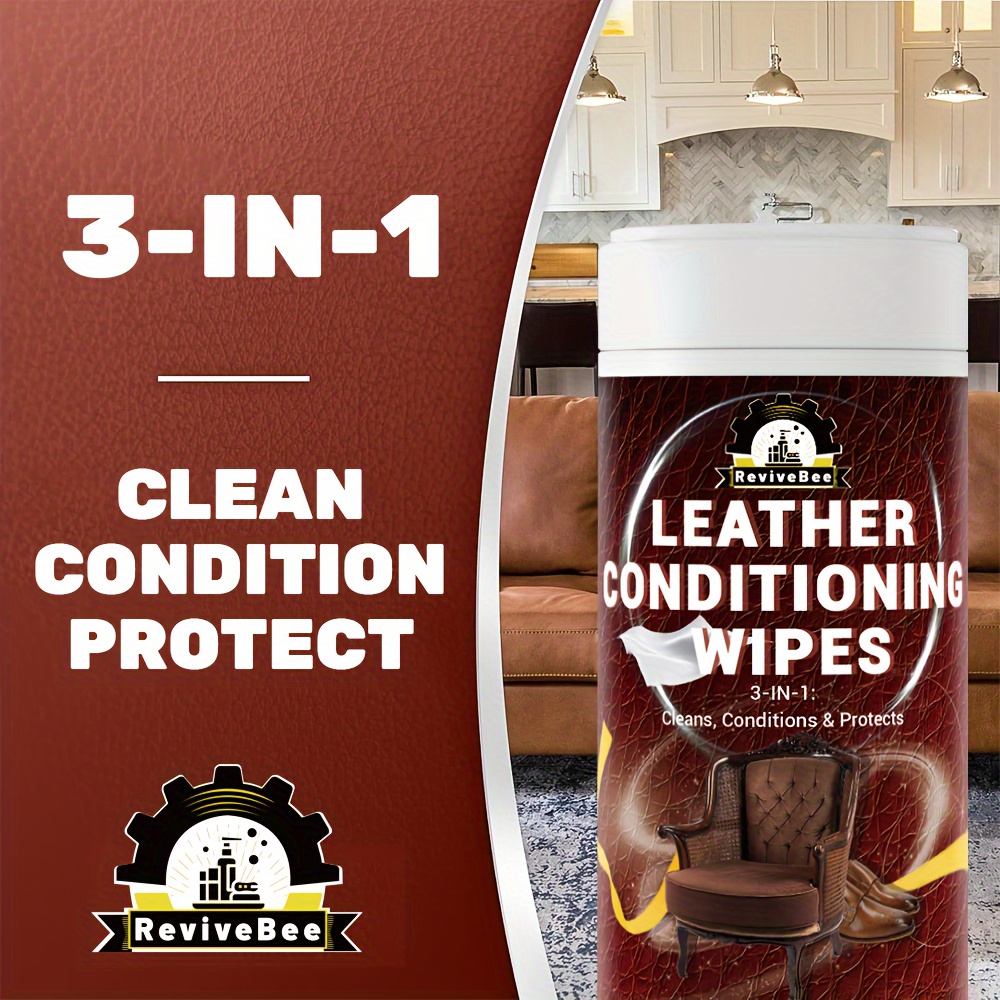 

Leather Conditioning Wipes, Suitable For Belts, Leather Clothes, Leather Sofas, Car Leather Seats, Leather Bags, Leather Shoes
