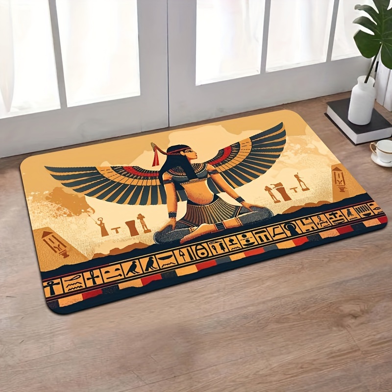 

Egyptian Washable Area Rug - For Kitchen, Bathroom, , Bedroom & Entryway - , Washable, Mat