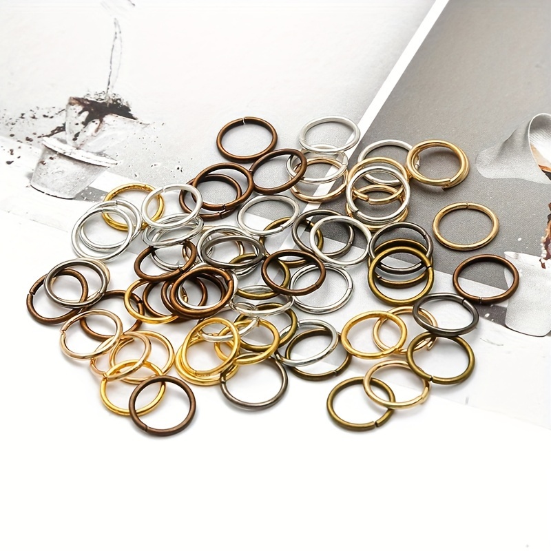 

200pcs Open Jump Rings Single Loop Rings Materials Bracelet Necklace Connecting Ring Earrings Jewelry Accessories