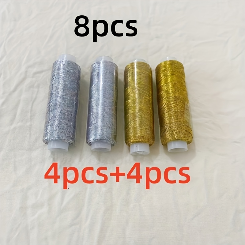 TEMU 8 pezzi, Oro, , , Filo da Cucito, Opere d', Artigianato e Forniture per Cucito > Forniture per Cucito e Lavorazione a Maglia > da Cucito, > da >