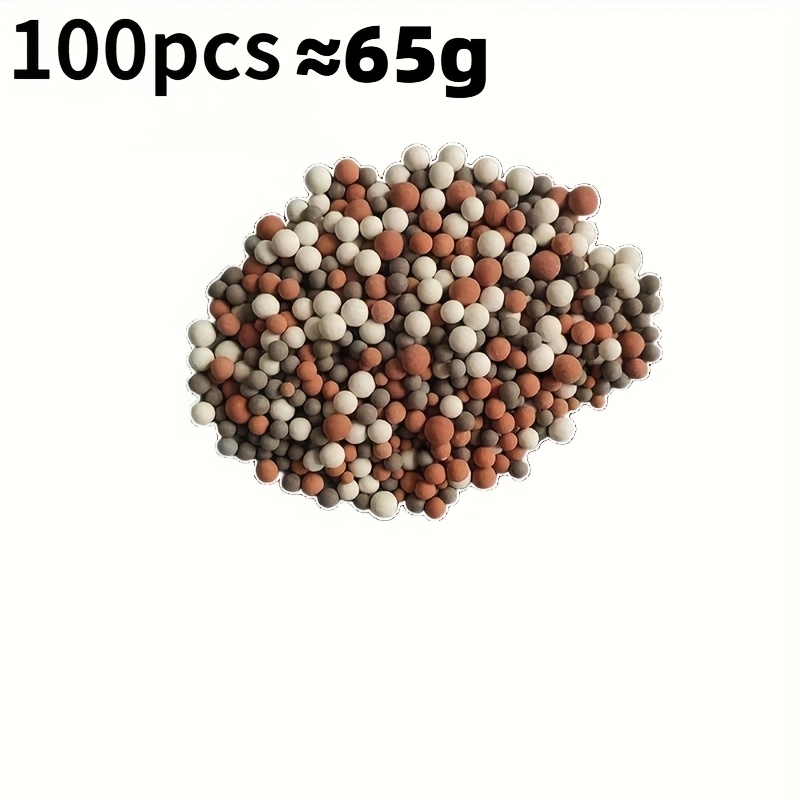 TEMU 100pcs/200pcs Aquarium Fish Tank Shrimp Tank Purifying Supplies, Fish Tank Decoration, Suitable For Freshwater Aquarium Mineral Supplement Base