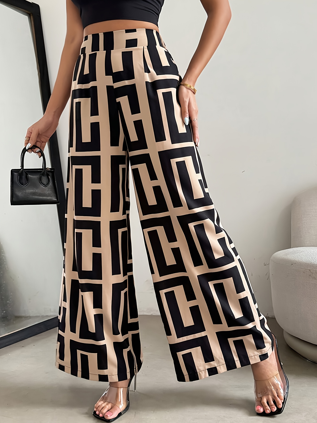 パンツ ISTANTE GEOMETRIC WIDE TROUSERS pants パンツ ISTANTE GEOMETRIC WIDE TROUSERS pants ISTANTE GEOMETRIC