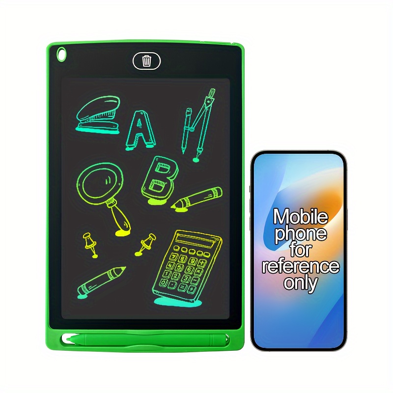 La tableta de escritura LCD está disponible en tamaños de 6.5, 8.5, 12 y 40.64 cm, atendiendo a diversas necesidades. Permite borrar fácilmente con un clic los garabatos, lo que permite la creatividad en el dibujo, cálculos, notas y borradores. - Imagen 13