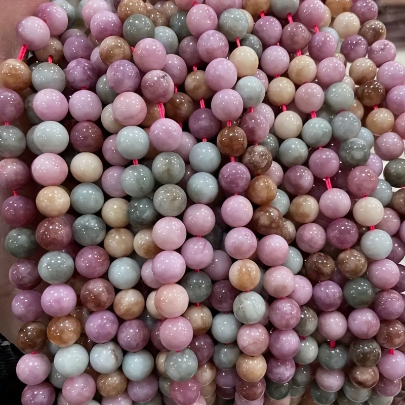 

Macaron-colored Chalcedony Natural Stone Beads, 6/8/10mm - Diy Bracelets & Necklaces, Semi-precious Jewelry Making Supplies