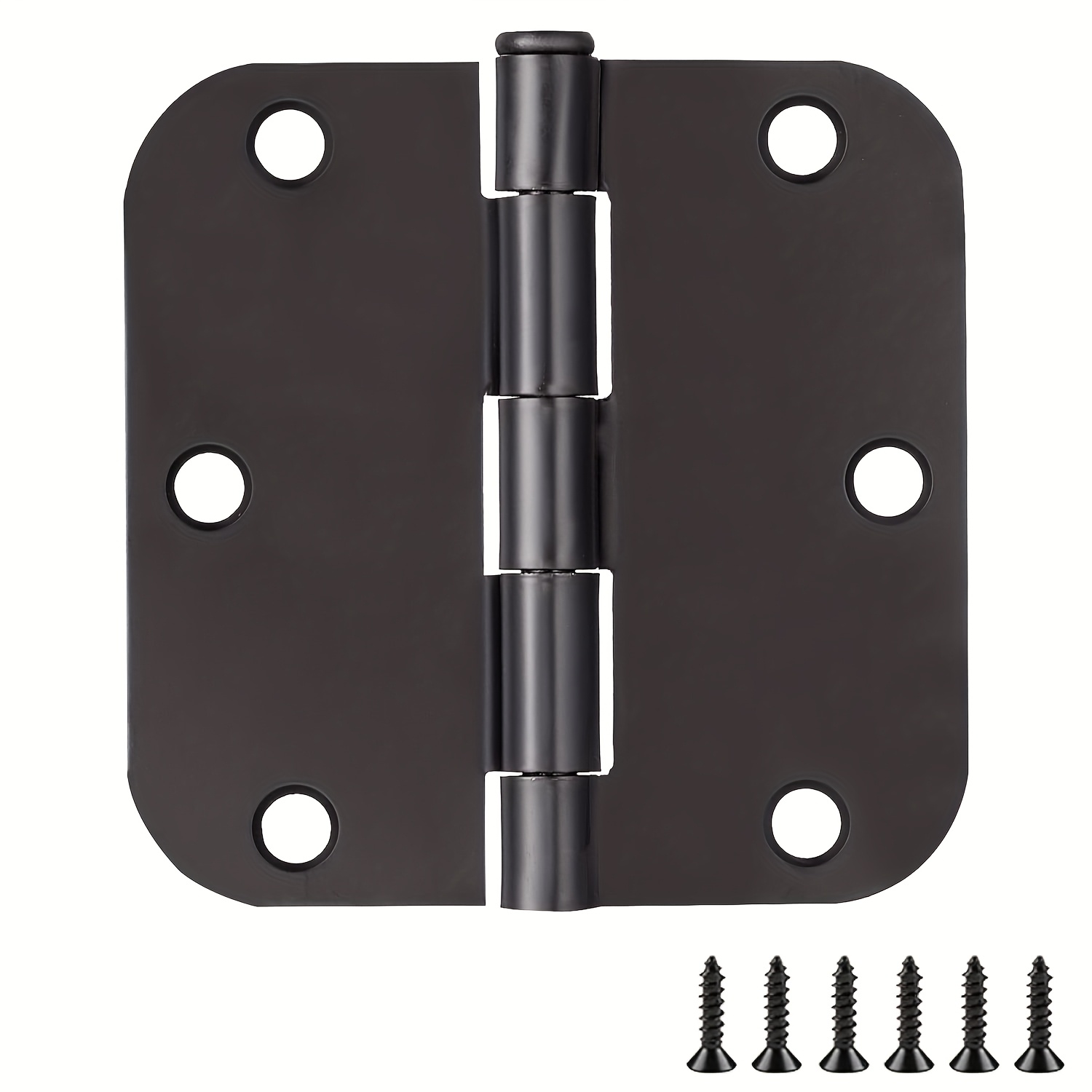 

9pcs Heavy-duty Door Hinges Set, Concealed 3/4 Pivot Internal Corner Hinges, Door Mount, With Screws For Bedroom And Office Doors