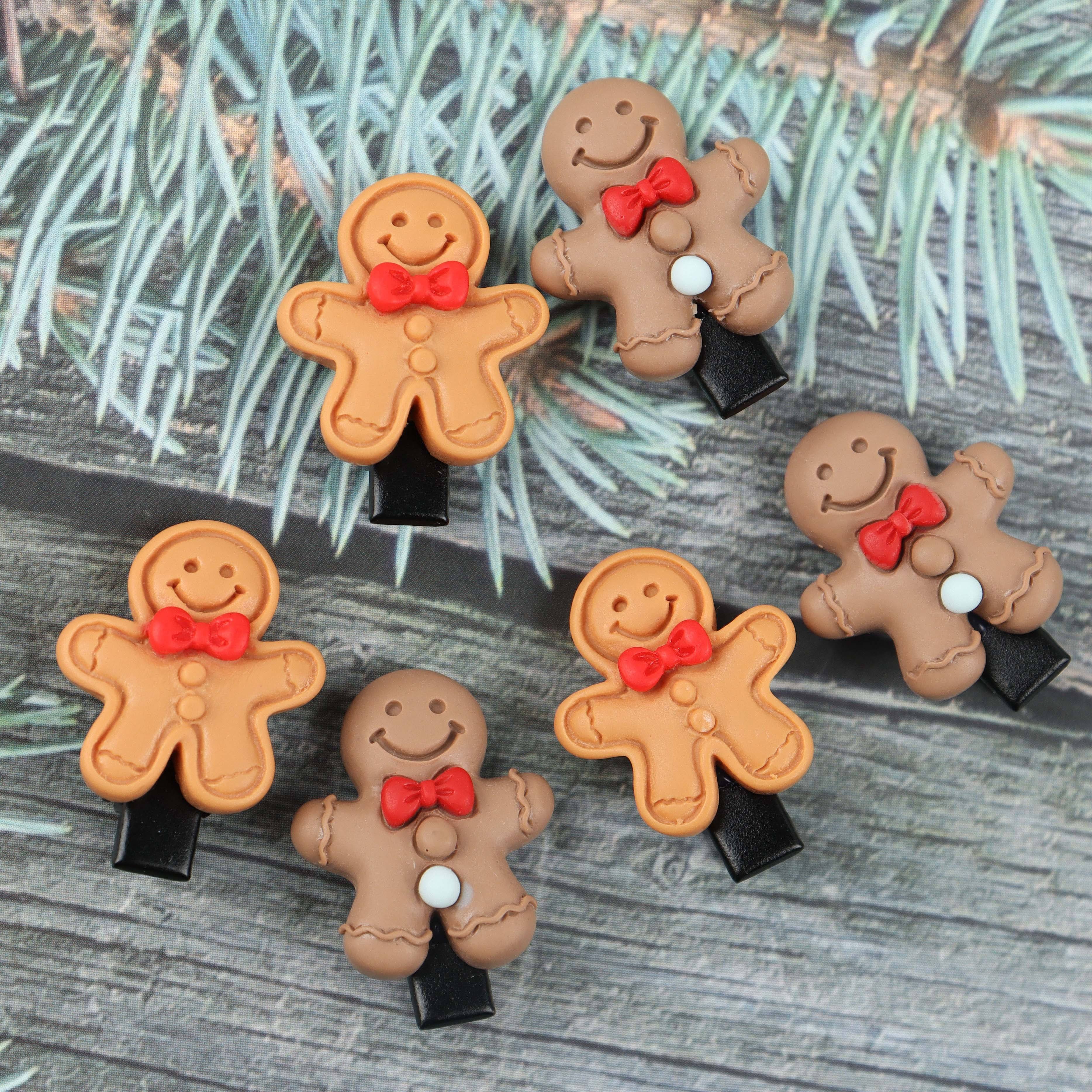 

1 Set Christmas Gingerbread For Man Hair Accessories, Christmas Theme Decoration Headwear, Gift