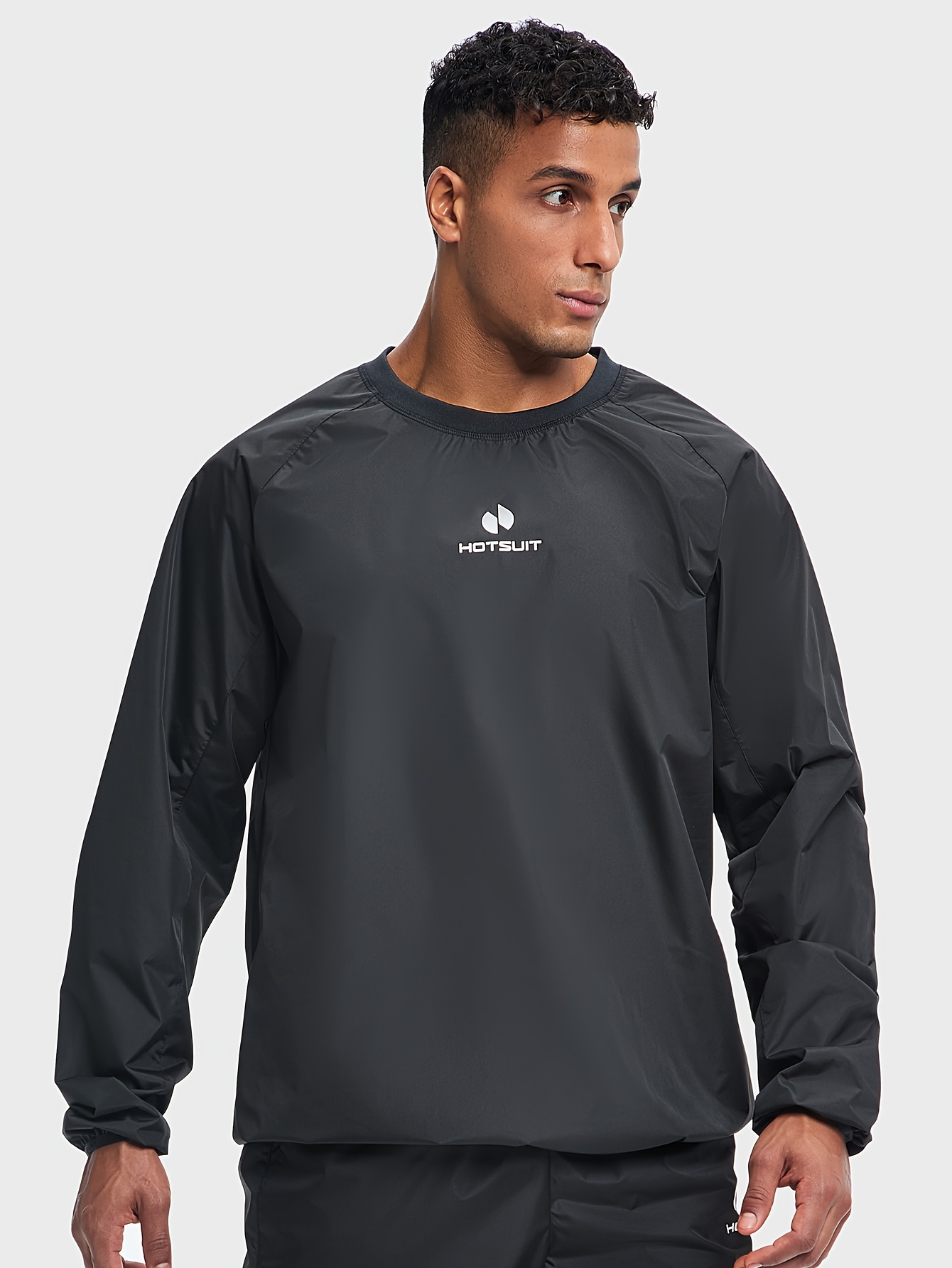 men's heavy duty anti rip sauna suit gym shirt quick Temu Pakistan