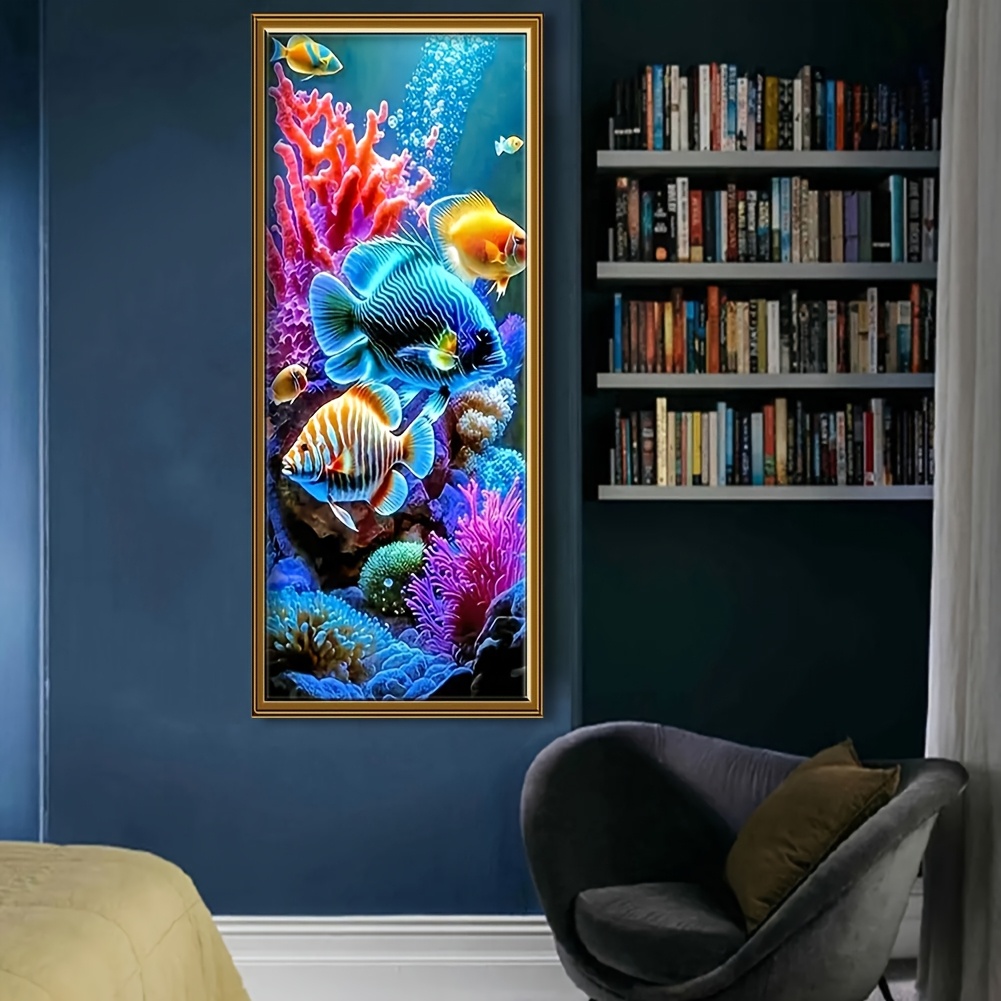 Creative Underwater World Theme Cross Stitch Kit for DIY Art
