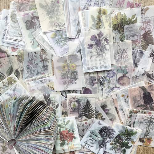 365sheets semitransparent paper material decoupage paper kit scrapbooking supplies journaling supplies craft enthusiasts diary additions paper craft collage decoration