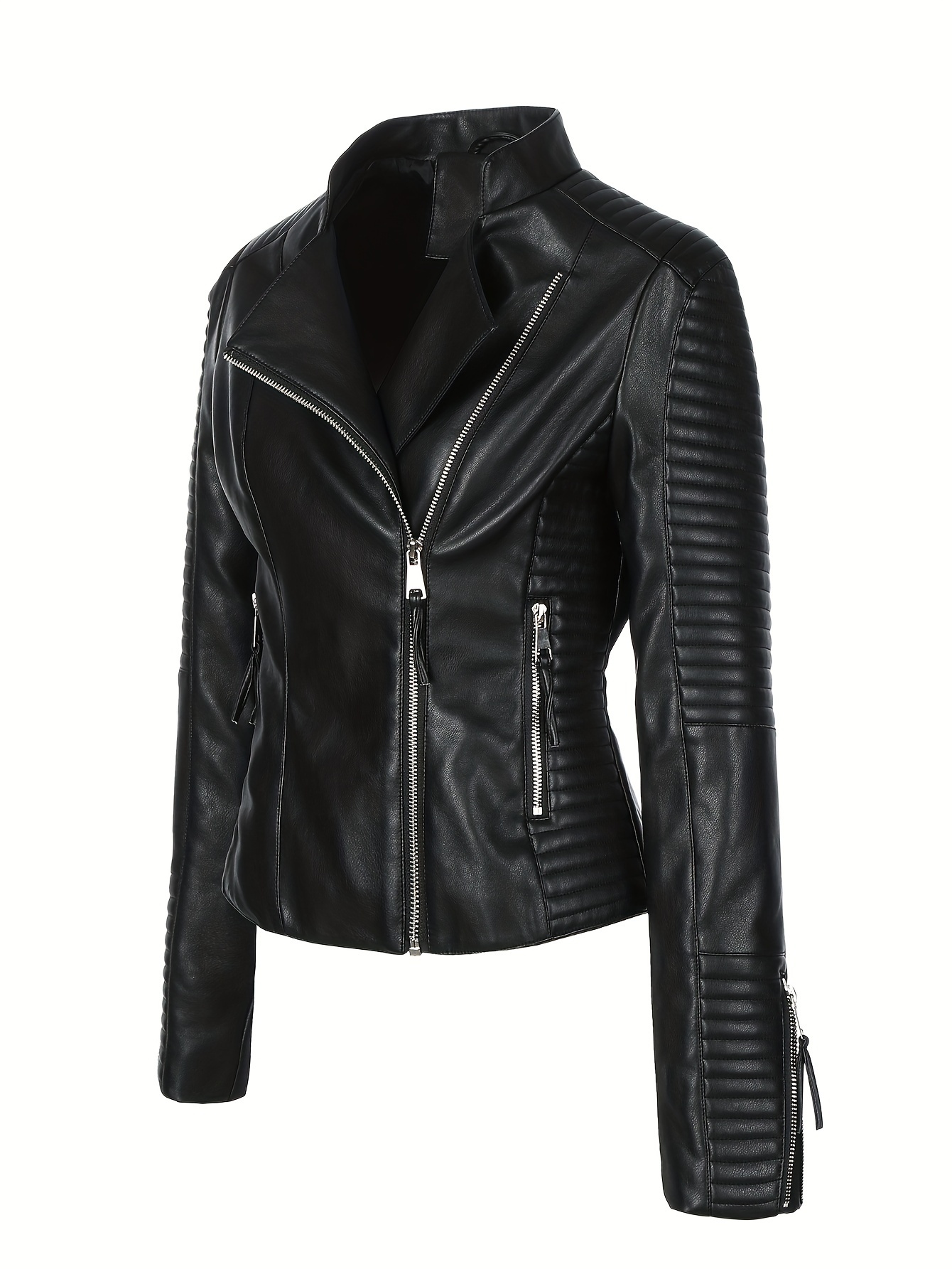 veste moto en simili cuir femmes veste moto à Temu Switzerland