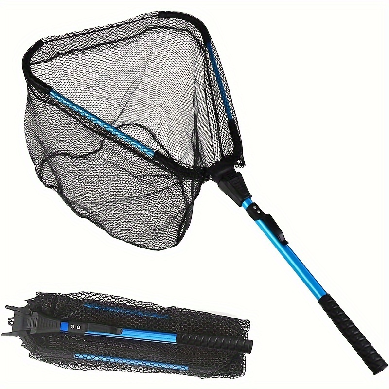 1pc Folding Fishing Net With Non-slip Handle, Portable Landing Net For  Outdoor Fishing