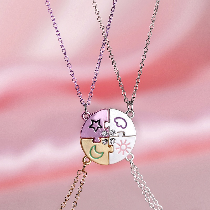 bff necklace sold on Temu United States