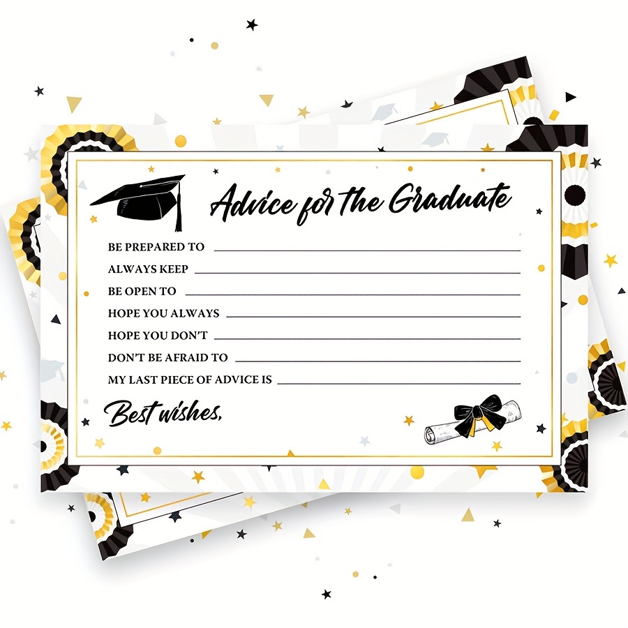 

50pcs Graduation Cards, 4x6 Inches - Party Table Games & Student