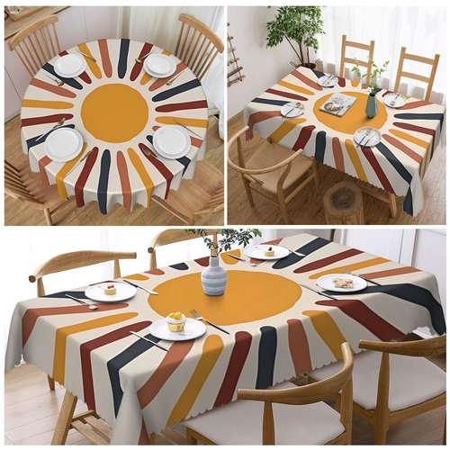 Table Picnic Enfant Outdoor Tablecloth With Umbrella Hole