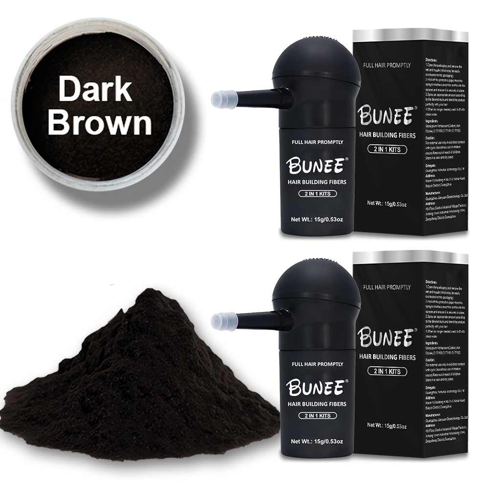 Image of 2pcs | Hair Parting Concealer Powder | Hair Fiber Powder | (no Wig) | Quick (ready In ) | Clean (no Flying Powder) | Instantly