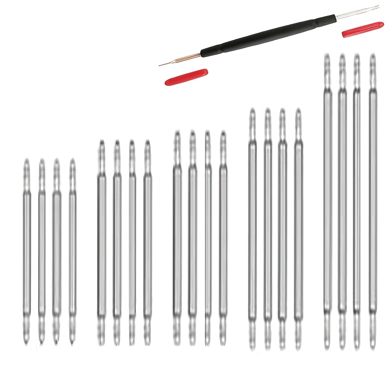 TEMU 20 Spring Bars/connectors For Watches, In Lengths Of 16/18//24mm, With Sizes. Watch Accessories, Strap Accessories, Without Assembly, Suitable