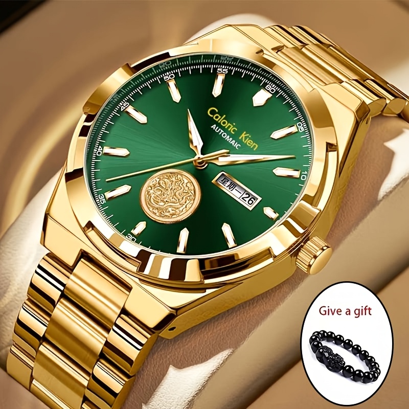 Image of Fully Automatic Movement Men's Mechanical Watch, Business And Leisure Dual-use, Luxury Versatile Business Men's Watch, Suitable For Gifts On Holidays, For Christmas, Couple's Watch Luxury Gift Box