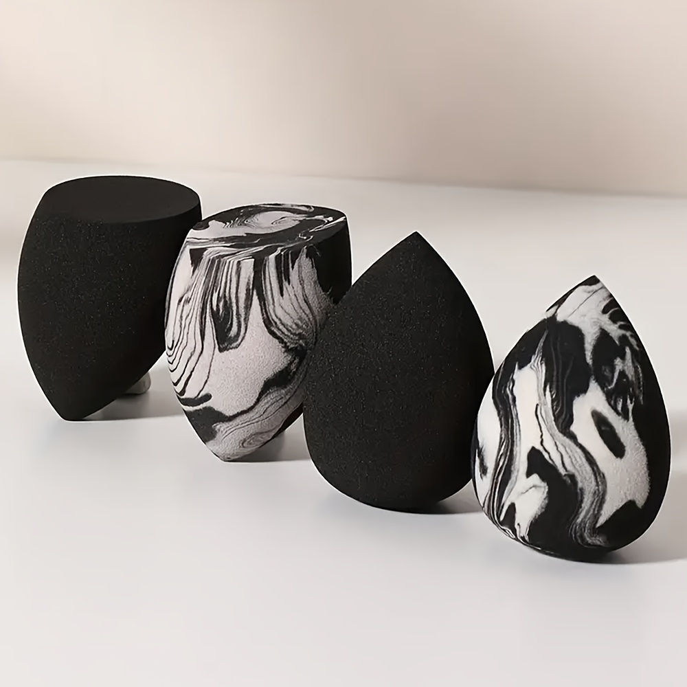 4pcs Soft Makeup Sponge Set for Liquid and Cream Application