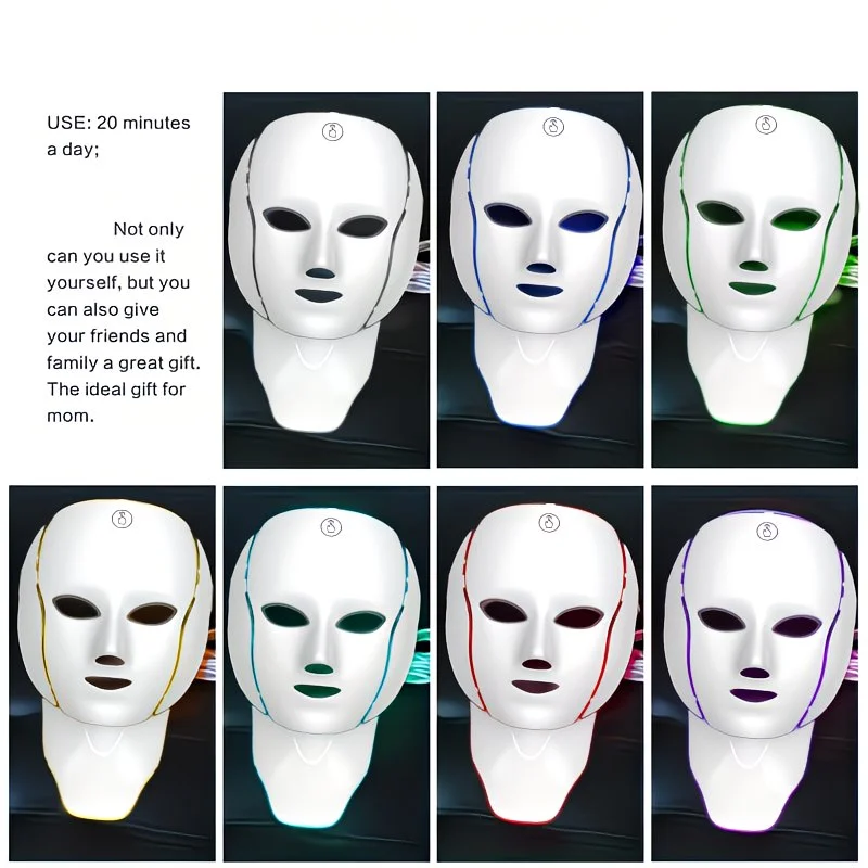 7 Color LED Facial Beauty Device for Face and Neck Care – detail 6