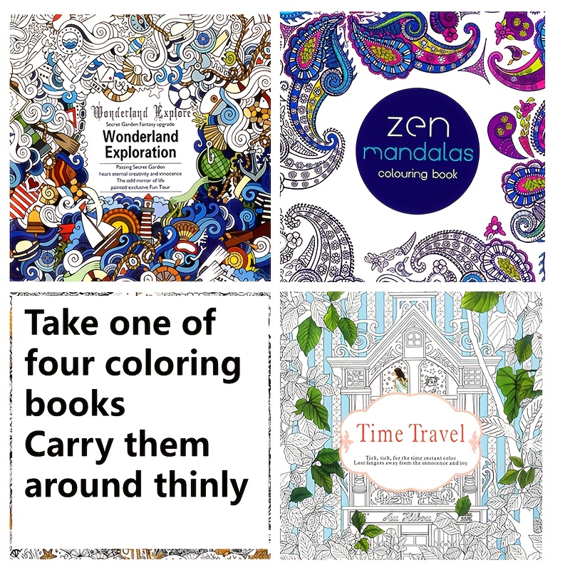 TEMU 4pcs Set Of Portable Graffiti Notebooks, Suitable For Outdoor Art Painting. Carry The Books At . Birthday Gifts, School Gifts, Artworks. The