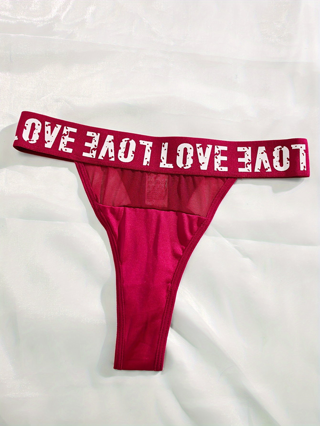 Printed Women Panties Comfort Rhinestone Sexy Lingerie Pink Brand Thong  Fashion Plus Size Bra Seamless Briefs Letter Underwear